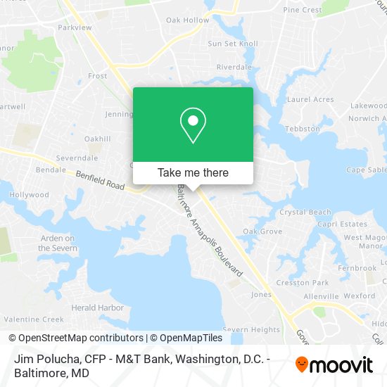Mapa de Jim Polucha, CFP - M&T Bank