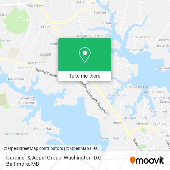 Gardiner & Appel Group map