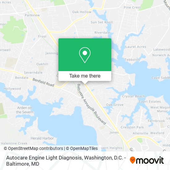 Autocare Engine Light Diagnosis map