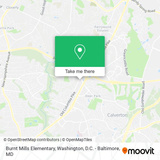 Mapa de Burnt Mills Elementary