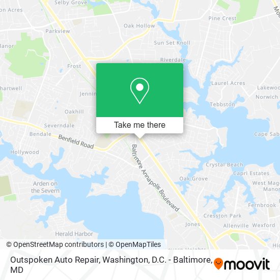 Outspoken Auto Repair map