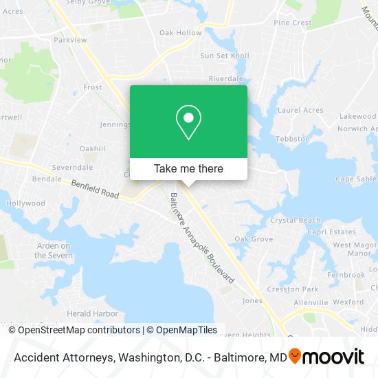 Accident Attorneys map