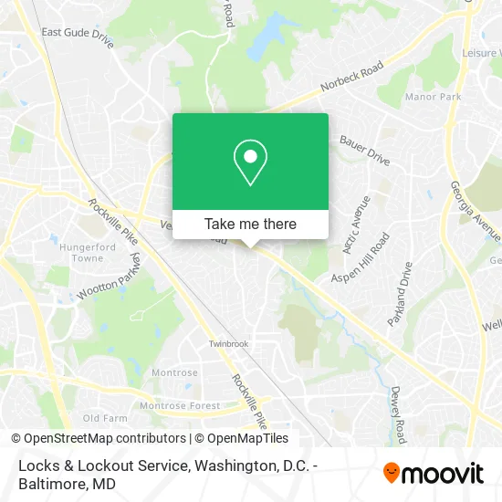 Locks & Lockout Service map