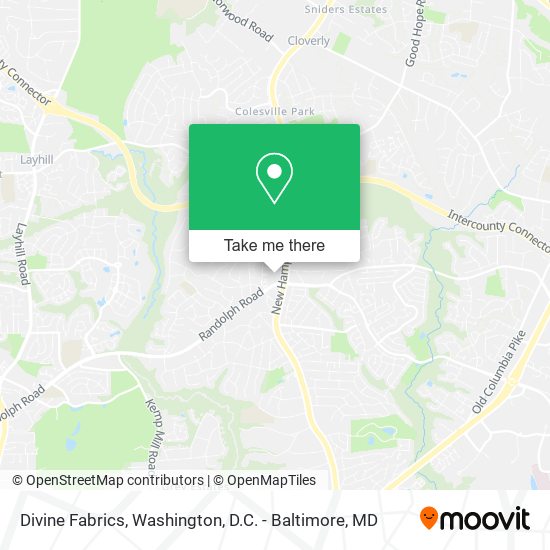 Divine Fabrics map