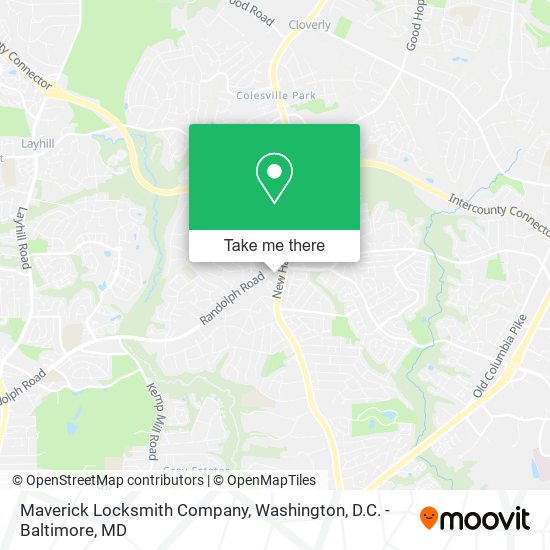 Mapa de Maverick Locksmith Company