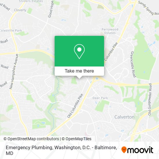 Emergency Plumbing map