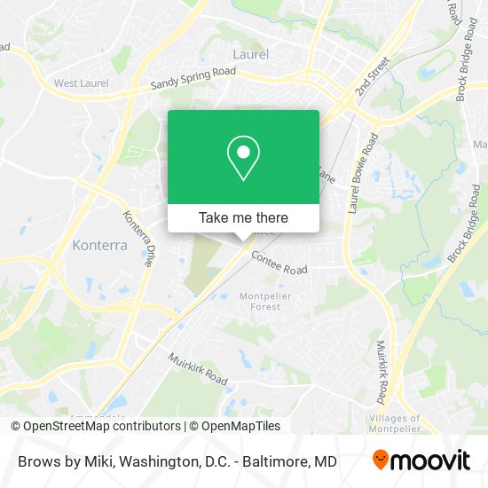 Brows by Miki map