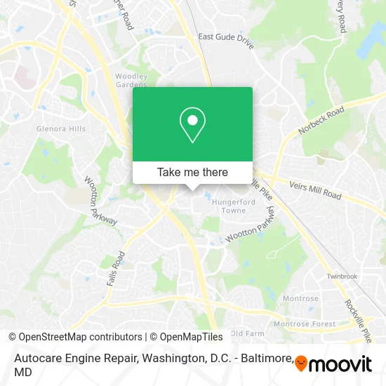 Autocare Engine Repair map