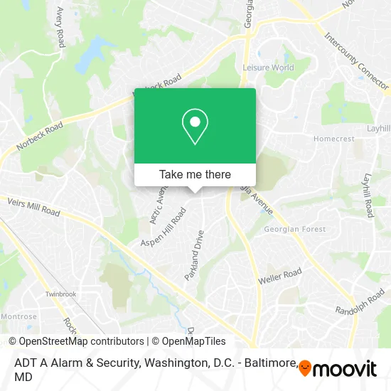 ADT A Alarm & Security map