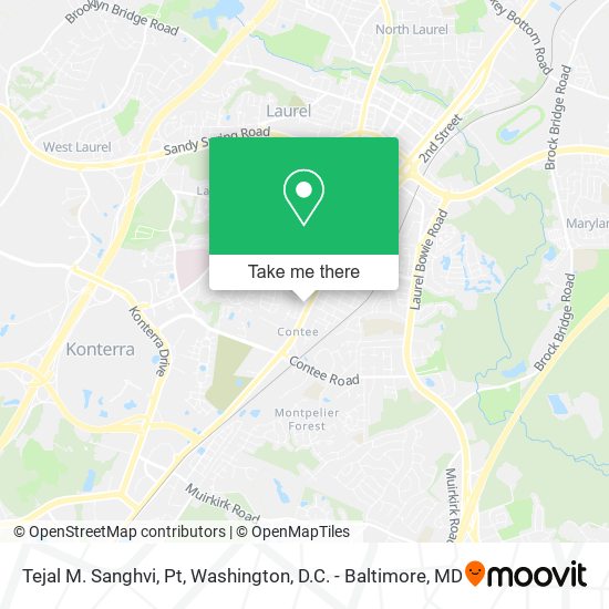 Tejal M. Sanghvi, Pt map