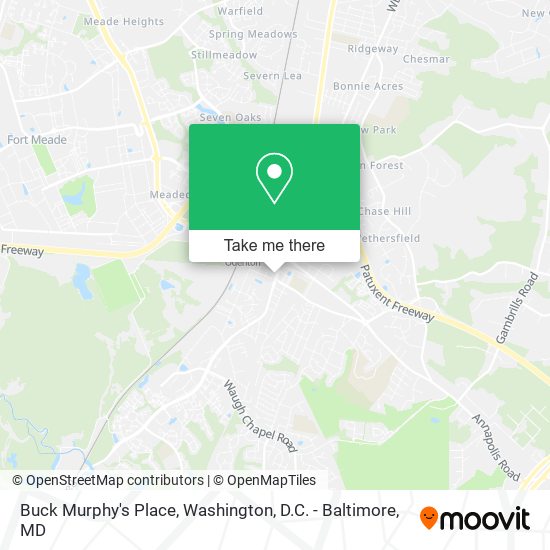 Buck Murphy's Place map
