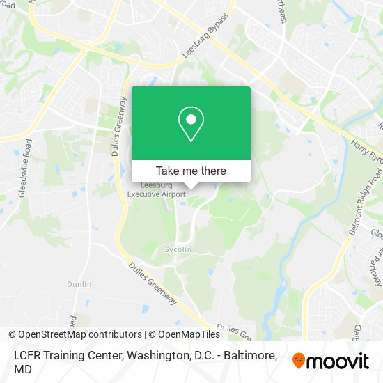 LCFR Training Center map