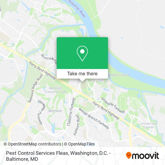 Pest Control Services Fleas map