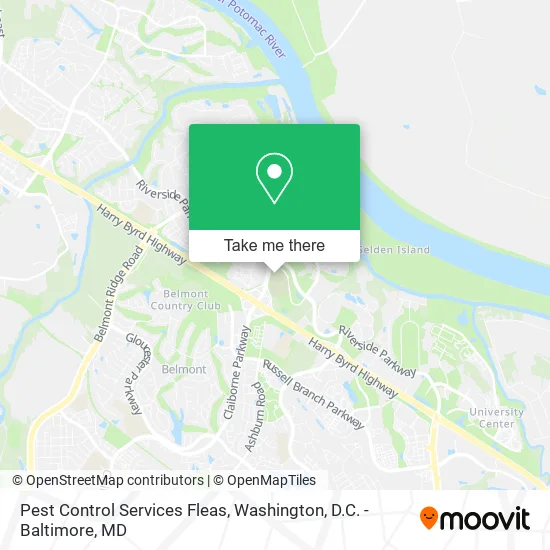 Mapa de Pest Control Services Fleas