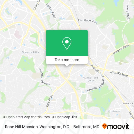 Rose Hill Mansion map