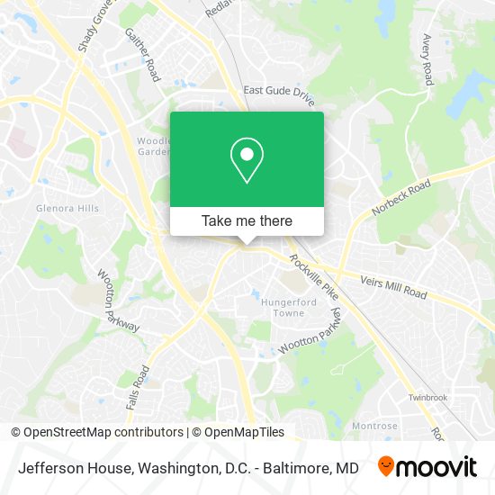 Jefferson House map