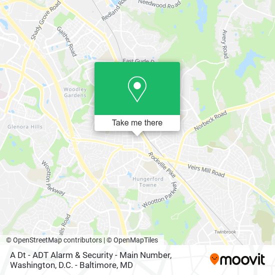A Dt - ADT Alarm & Security - Main Number map
