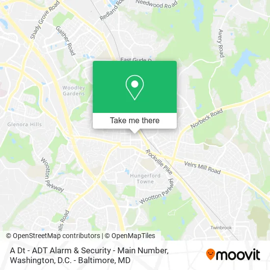 A Dt - ADT Alarm & Security - Main Number map