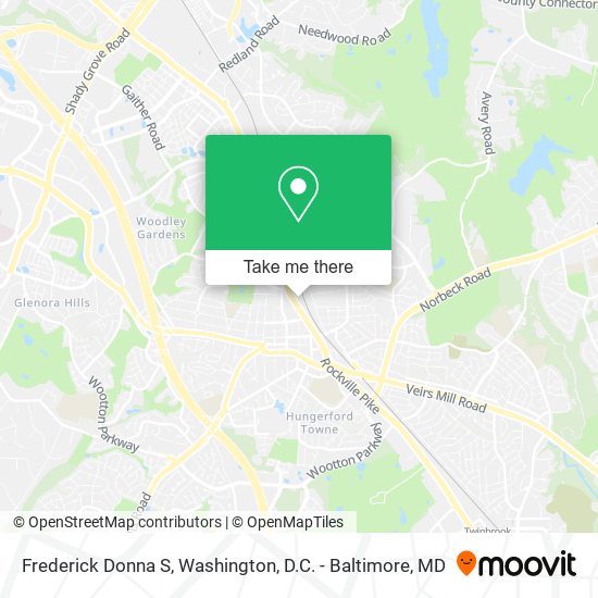 Mapa de Frederick Donna S