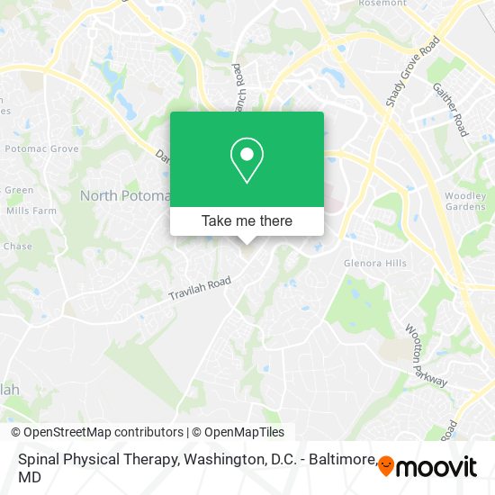 Spinal Physical Therapy map