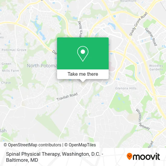 Spinal Physical Therapy map