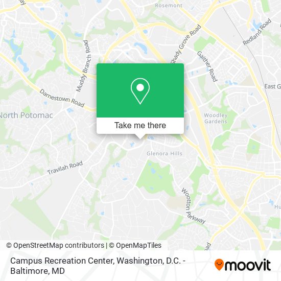Campus Recreation Center map