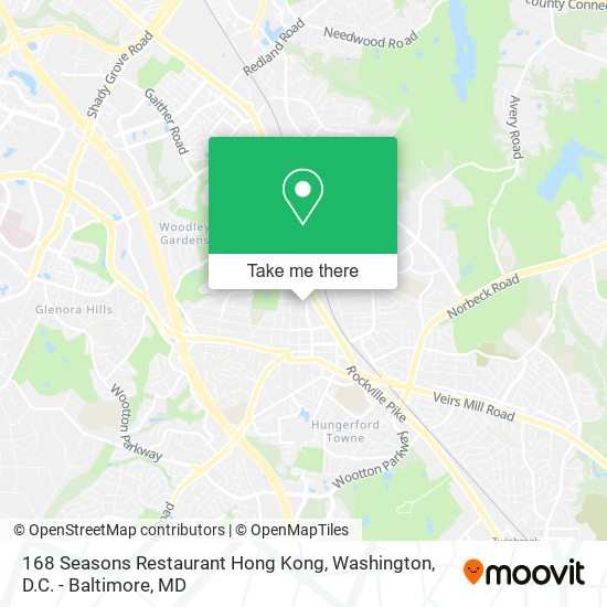 168 Seasons Restaurant Hong Kong map