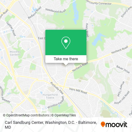 Mapa de Carl Sandburg Center