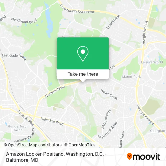 Amazon Locker-Positano map