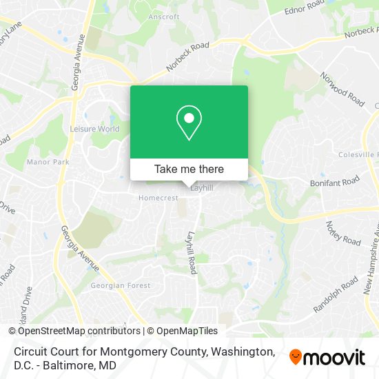 Circuit Court for Montgomery County map