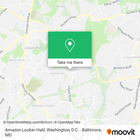 Amazon Locker-Halil map