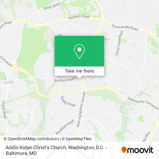 Mapa de Addis Kidan Christ's Church