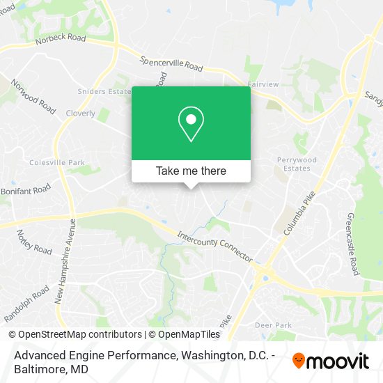 Advanced Engine Performance map