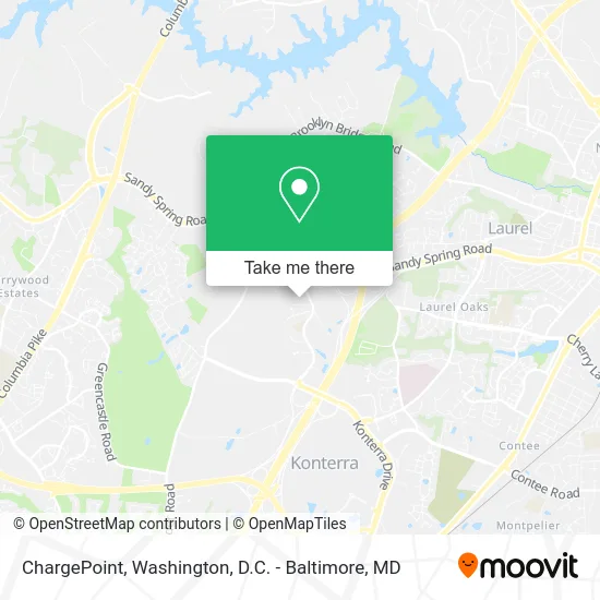 ChargePoint map