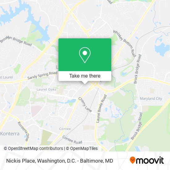 Nickis Place map