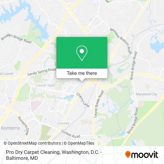 Mapa de Pro Dry Carpet Cleaning