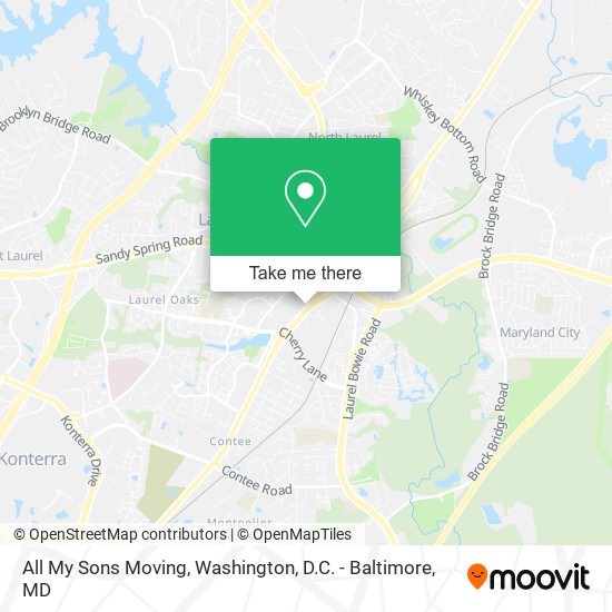All My Sons Moving map