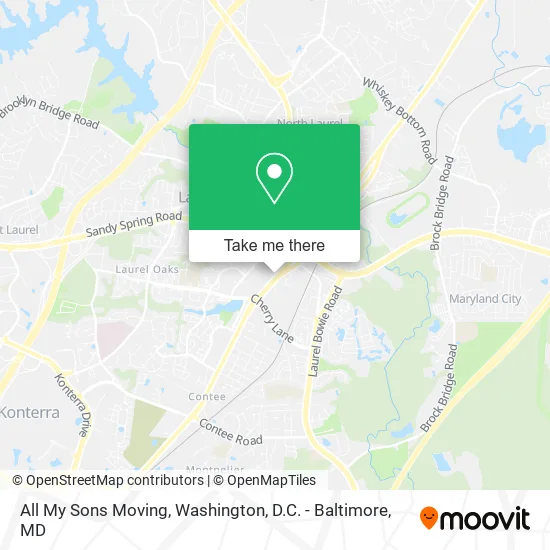 All My Sons Moving map