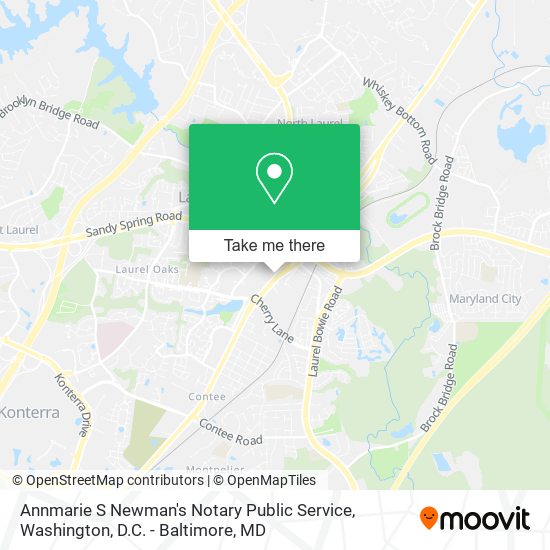 Mapa de Annmarie S Newman's Notary Public Service