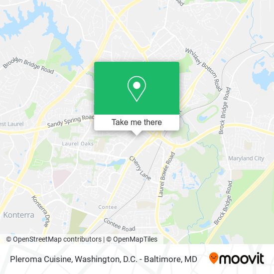 Pleroma Cuisine map