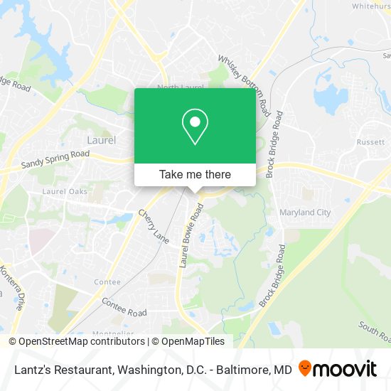 Lantz's Restaurant map