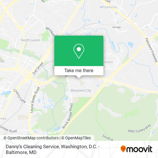 Mapa de Danny's Cleaning Service
