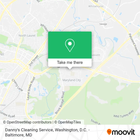 Danny's Cleaning Service map