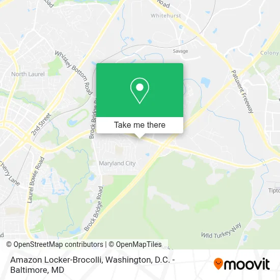 Amazon Locker-Brocolli map