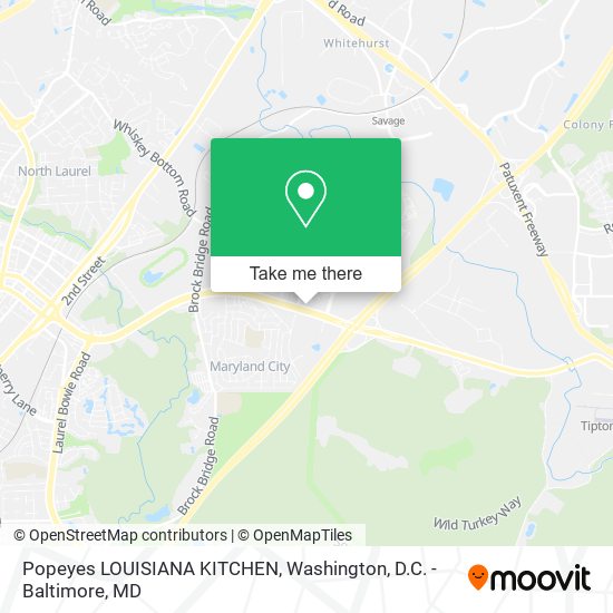 Mapa de Popeyes LOUISIANA KITCHEN