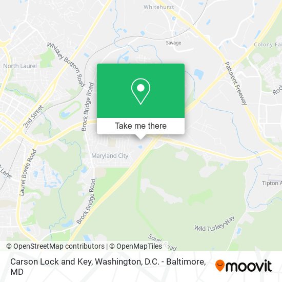 Carson Lock and Key map