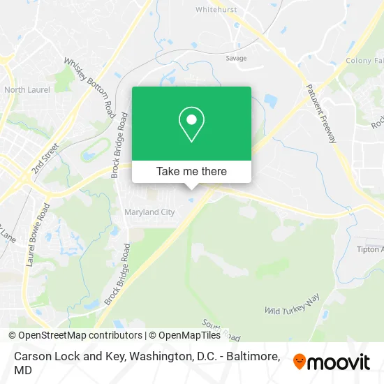 Carson Lock and Key map