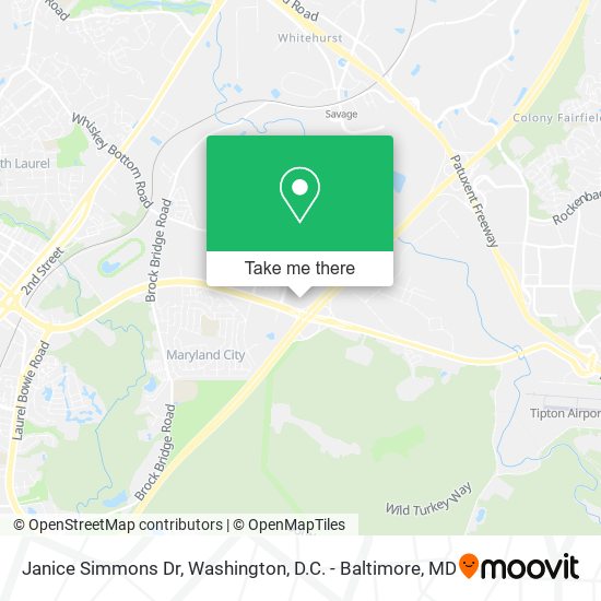 Mapa de Janice Simmons Dr