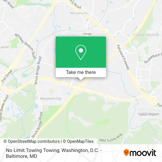 No Limit Towing Towing map