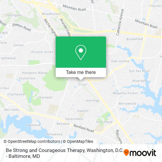 Be Strong and Courageous Therapy map